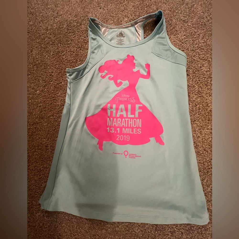 Rundisney Disney brand x champion princess marathon active tank top 13.1